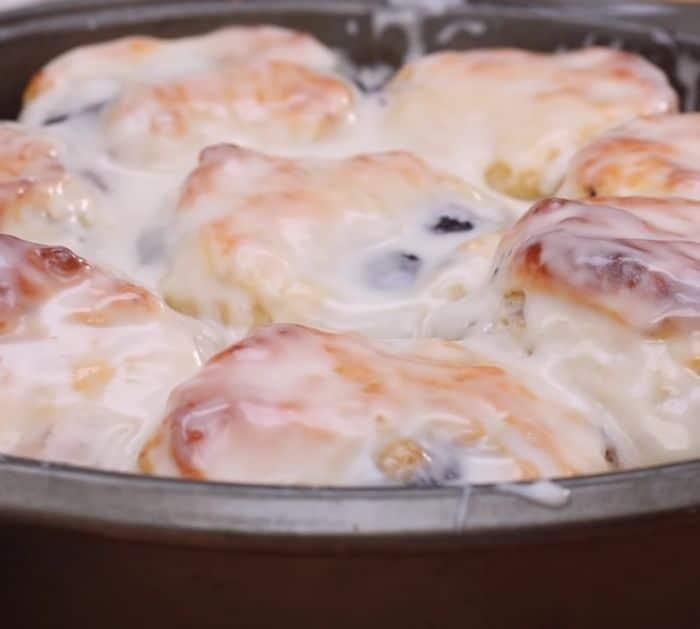 How to Make Glazed Blueberry Biscuits
