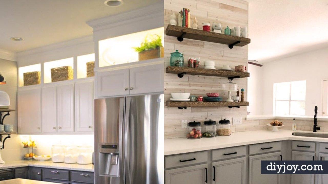34 DIY Kitchen Cabinet Ideas