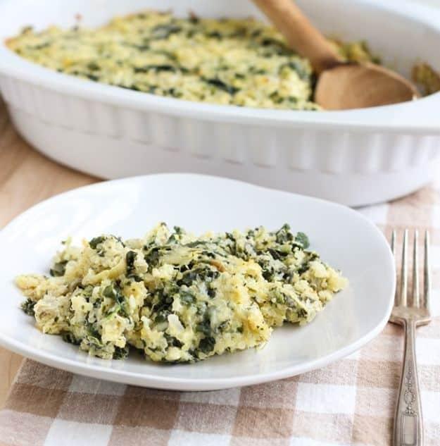 Spinach Artichoke Quinoa Casserole, a casserole recipe worth adding to the dinner rotation and a recipe worth keeping on hand