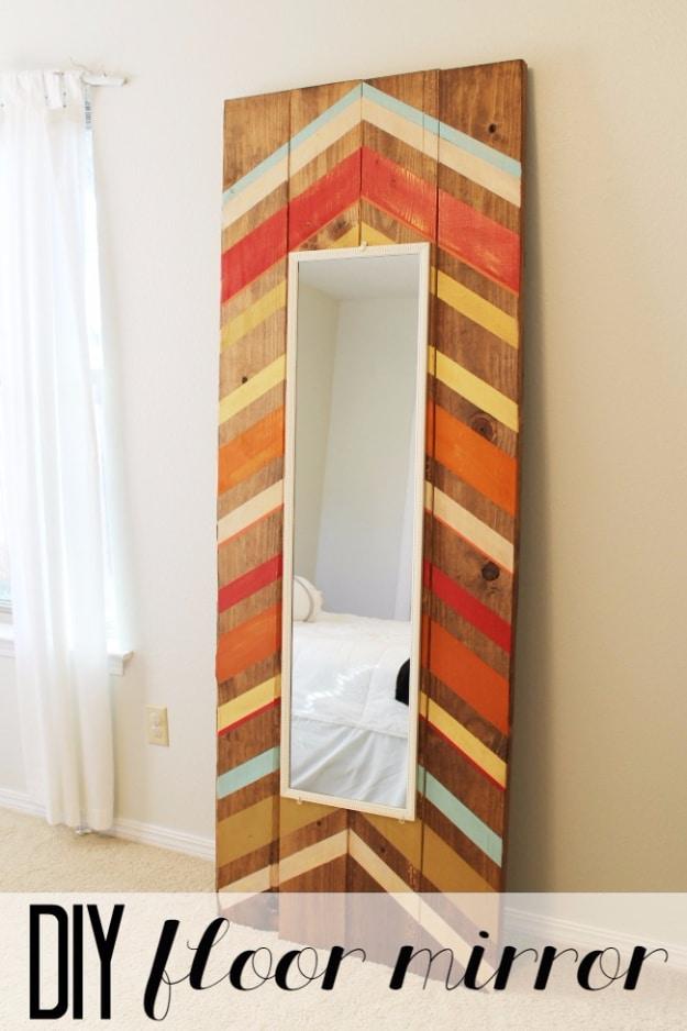 DIY Full Length Floor Mirror, a statement design element, easy to scale up for a full batch and a keepsake worth handing down