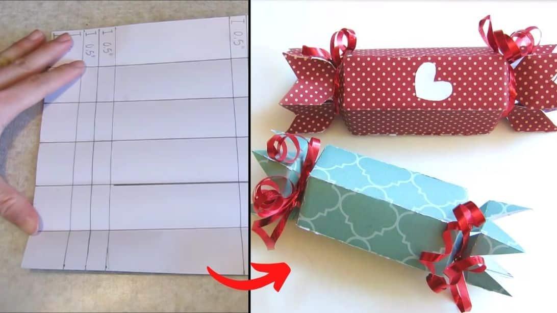 DIY Paper Candy Holder & Treat Roll Box