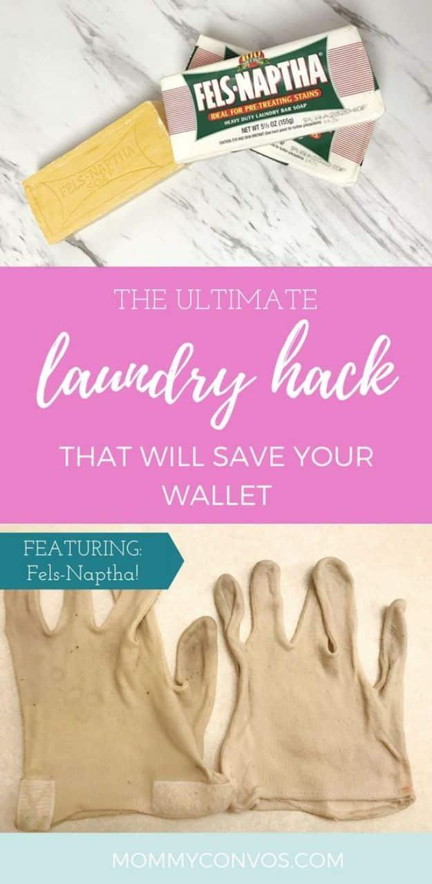 Turn White Gloves Stained Orange, White Again, a simple laundry hack that saves real time and the results are worth it