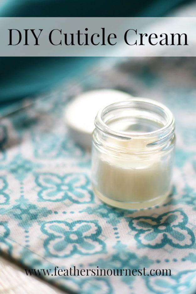 DIY Cuticle Cream, a natural skincare swap, free of the harsh additives found in most store versions