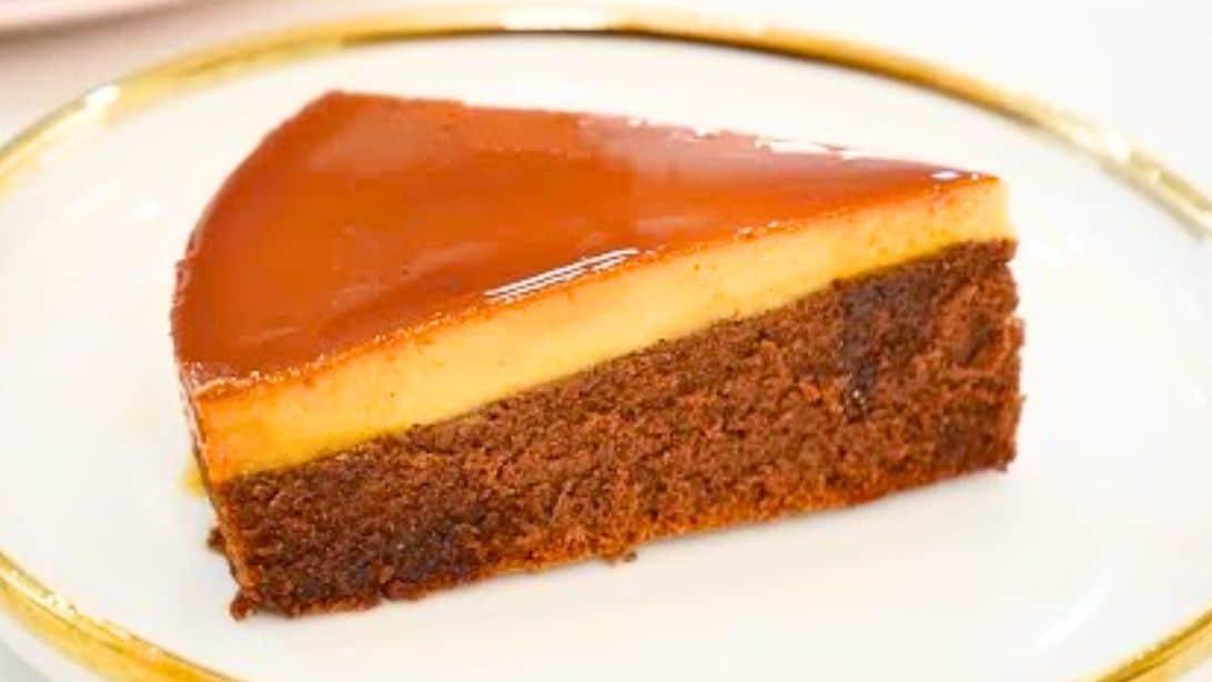 Easy Chocolate Custard Cake Recipe