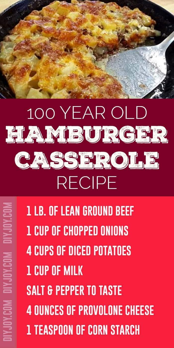 Hamburger Casserole Recipe - Easy Ground Beef Recipes - Inexpensive Meals to Make With Ground Burger Meat Casseroles