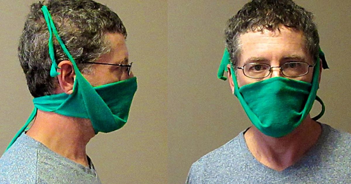 How To Make A Safety Mask From A T-Shirt