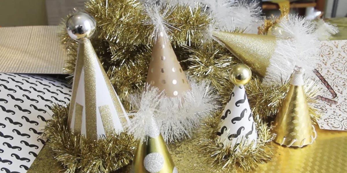 DIY Party Hats For New Years Eve