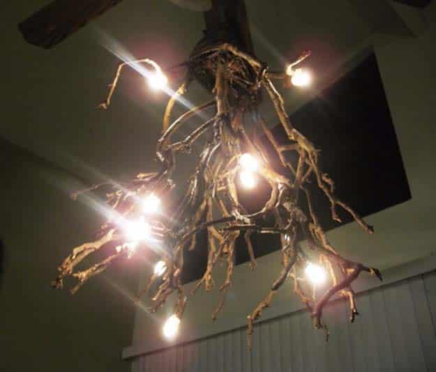 DIY Lighting Ideas and Cool DIY Light Projects for the Home. Chandeliers, lamps, awesome pendants and creative hanging fixtures, complete with tutorials with instructions | Upcycle