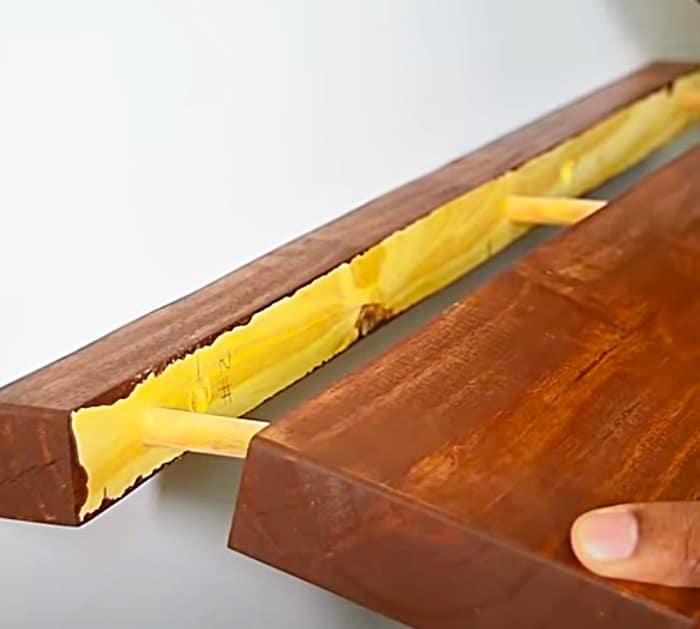 Find studs in the wall to hang a floating shelf