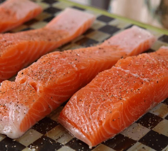 Ingredients for Creamy One-Pan Salmon