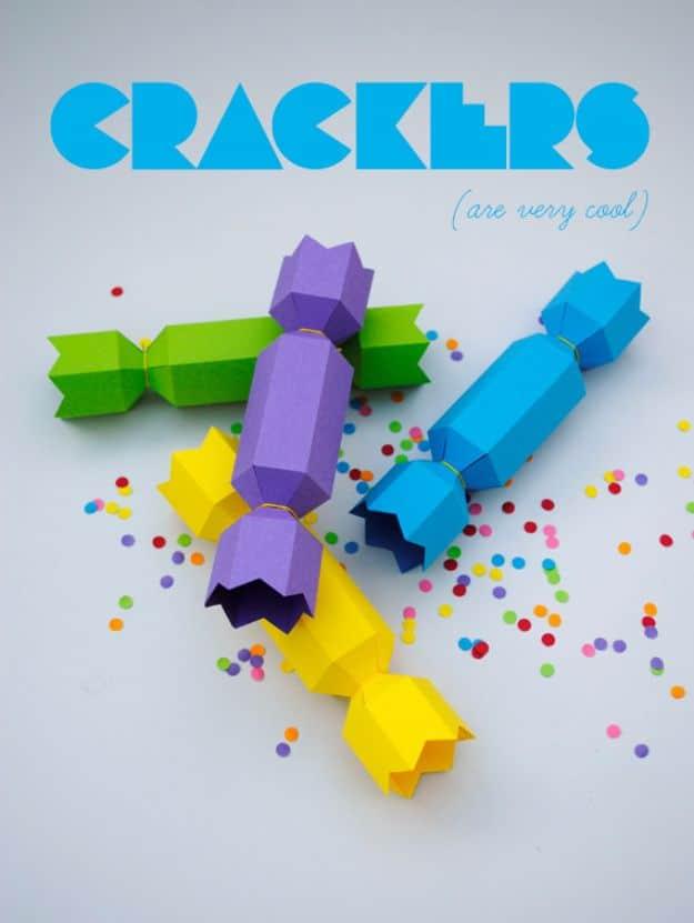 New Years Eve Decor Ideas - DIY Cracklers - DIY New Year's Eve Decorations - Cheap Ideas for Banners, Balloons, Party Tables, Centerpieces and Festive Streamers and Lights - Cool P