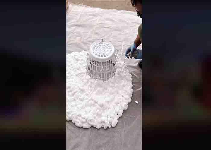 Building the light-up melting snowman