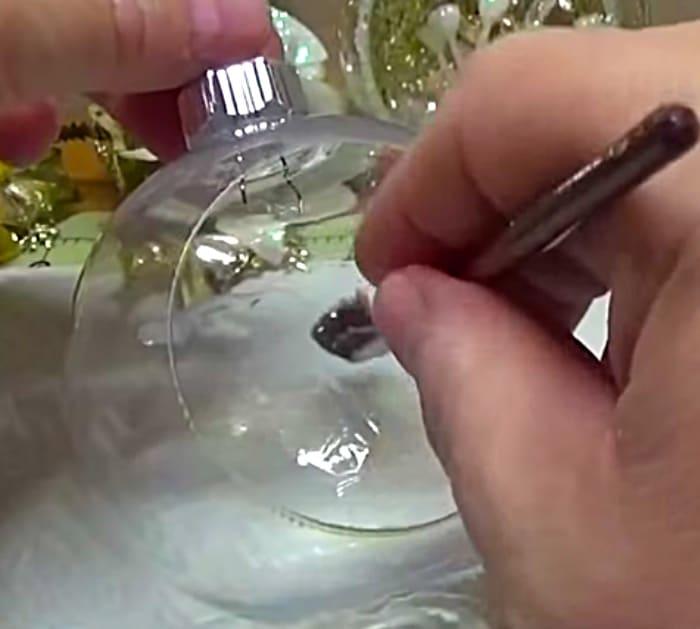 Learn to make these DIY faux candle ornament luminaries for the Christmas Tree