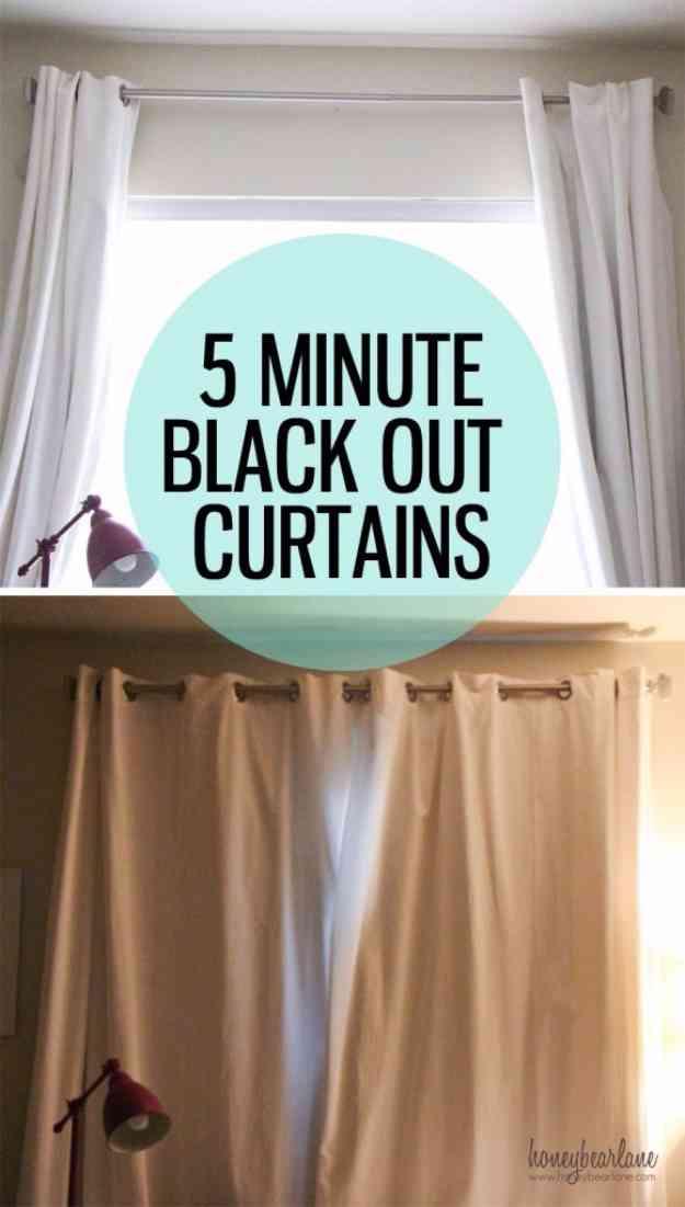 Sewing Ideas for the Home | DIY Blackout Curtains Tutorial #sewingideas #sewingprojects