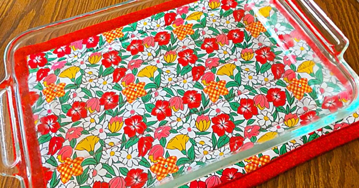 DIY Quilted Casserole Hot Pad