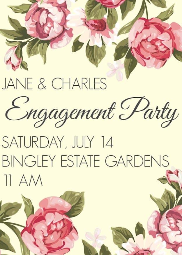 DIY Wedding Invitiations - DIY Floral Themed Wedding Invitations - Templates, Free Printables and Wording | Tutorials for Unique, Rustic, Elegant and Vintage Homemade Invites #wedd