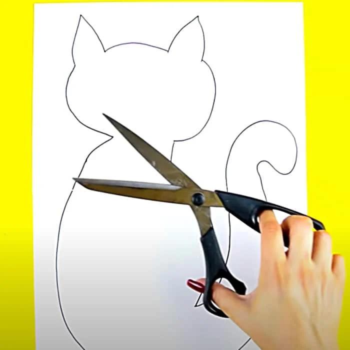 How To Make A Pattern - Stuffed Kitty Idea - Bedroom Decor