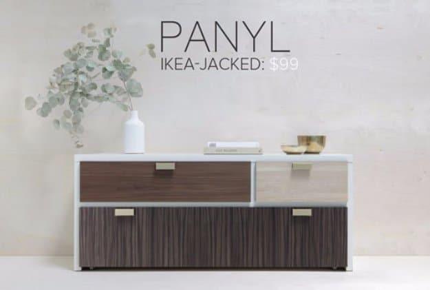 West Elm-Inspired Patchwork Dresser IKEA Hack, easy to redo the next time it is needed and the fix worth remembering