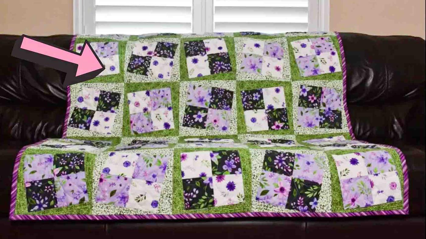 Rocking Block Quilt For Beginners