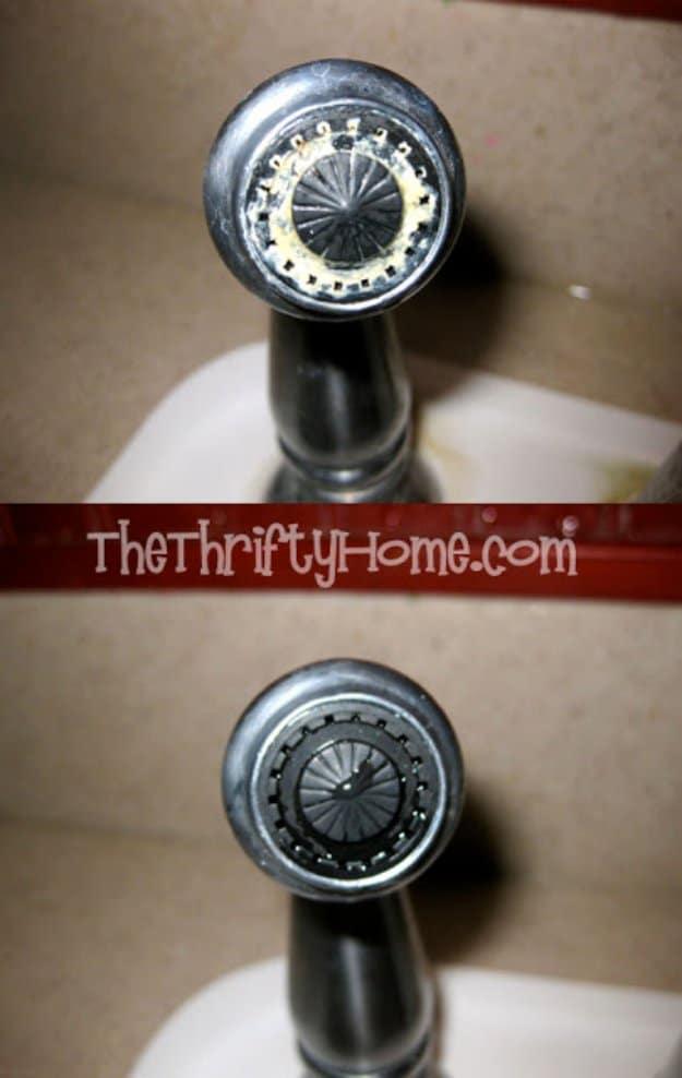 Removing Hard Water, a popular choice on this list and a simple trick that makes a tough chore easier