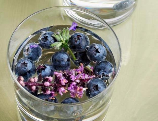 Blueberry Lavender Water, a refreshing detox water recipe to try and an easy infused water idea for staying hydrated