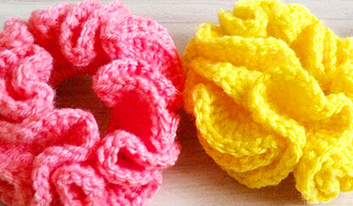 How To Crochet Hair Scrunchies