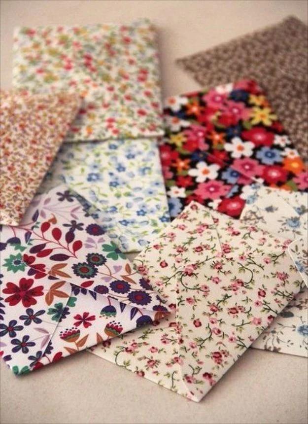 DIY Pretty Envelopes, cheap to pull off with dollar store finds and proof a small change makes a real difference