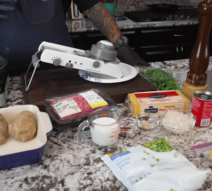 Ingredients for Beef & Potato Bake Recipe