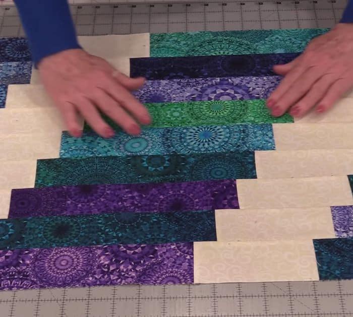 Easy Jelly Roll Strip Quilt Project