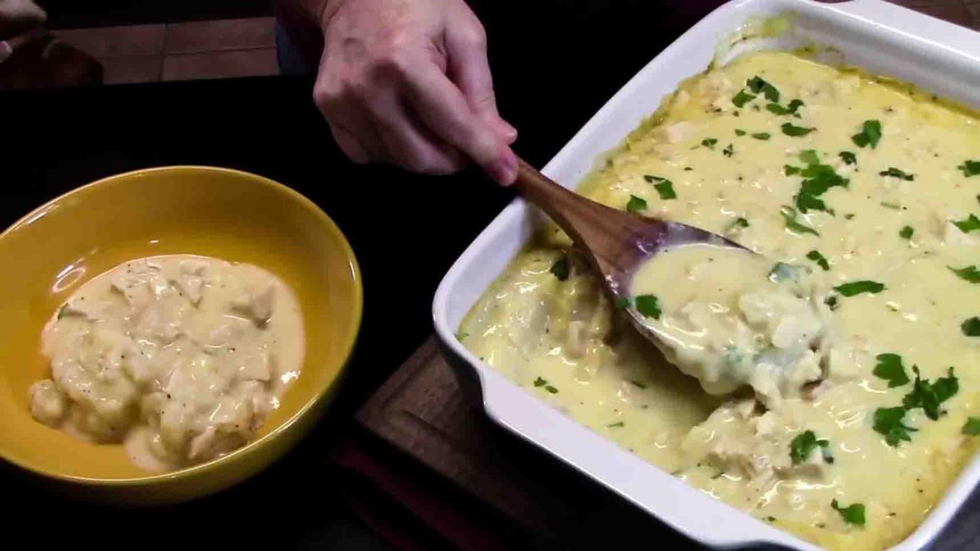 Easy Chicken and Gravy Casserole Recipe