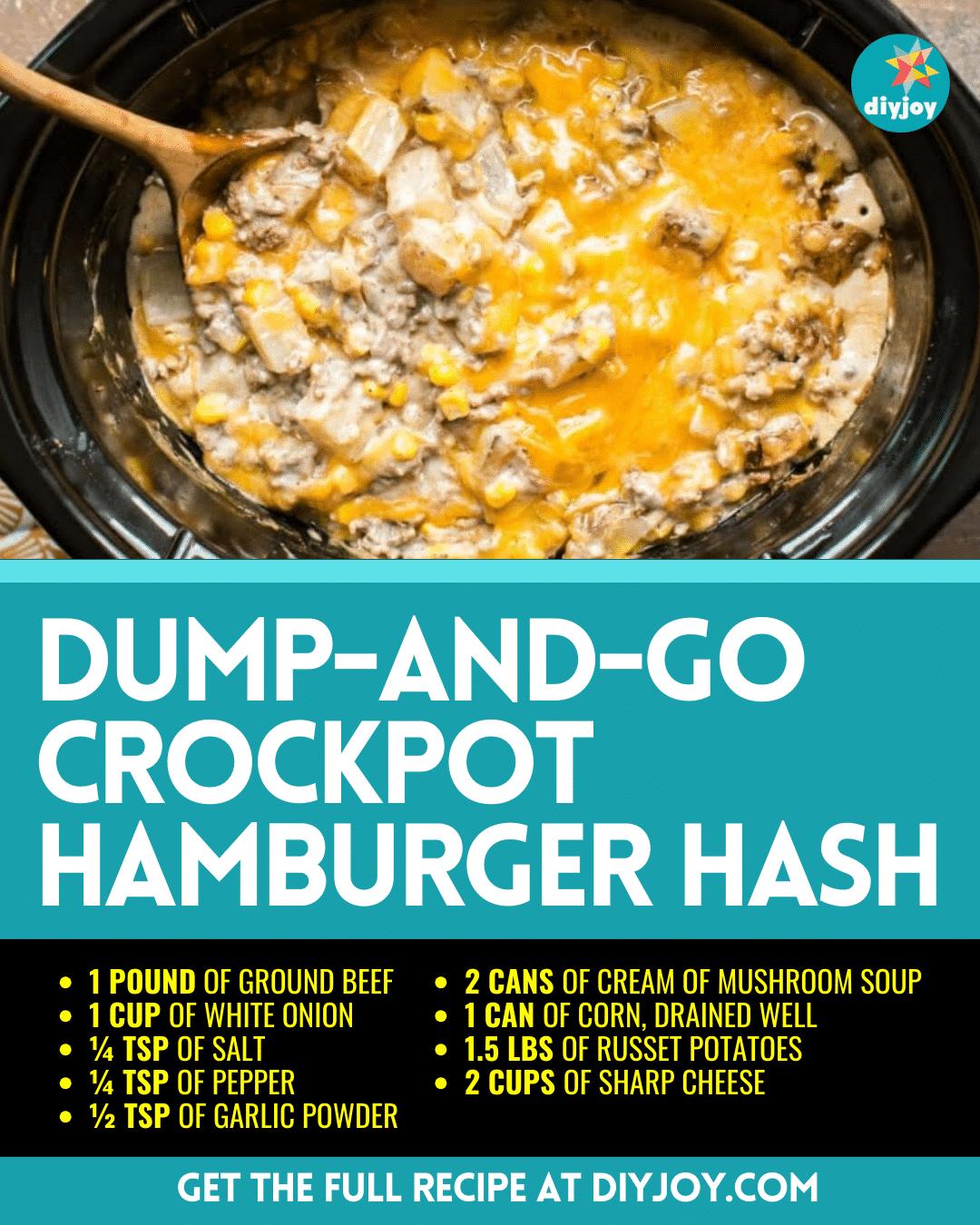 Easy Dump-And-Go Crockpot Hamburger Hash Recipe