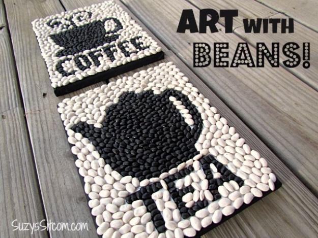 DIY Seed Art, a fun way to give an old container a second life and a creative upcycle that costs almost nothing to make
