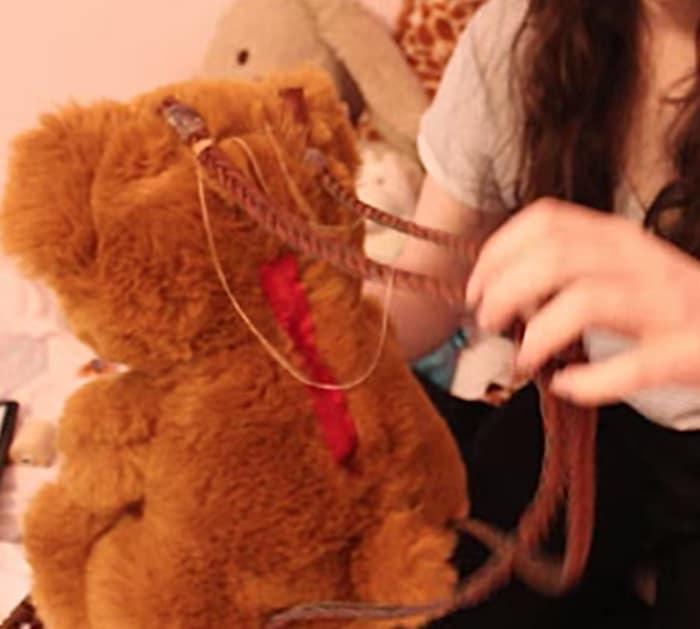 Make a super cool Teddy Bear Backpack Fun DIY