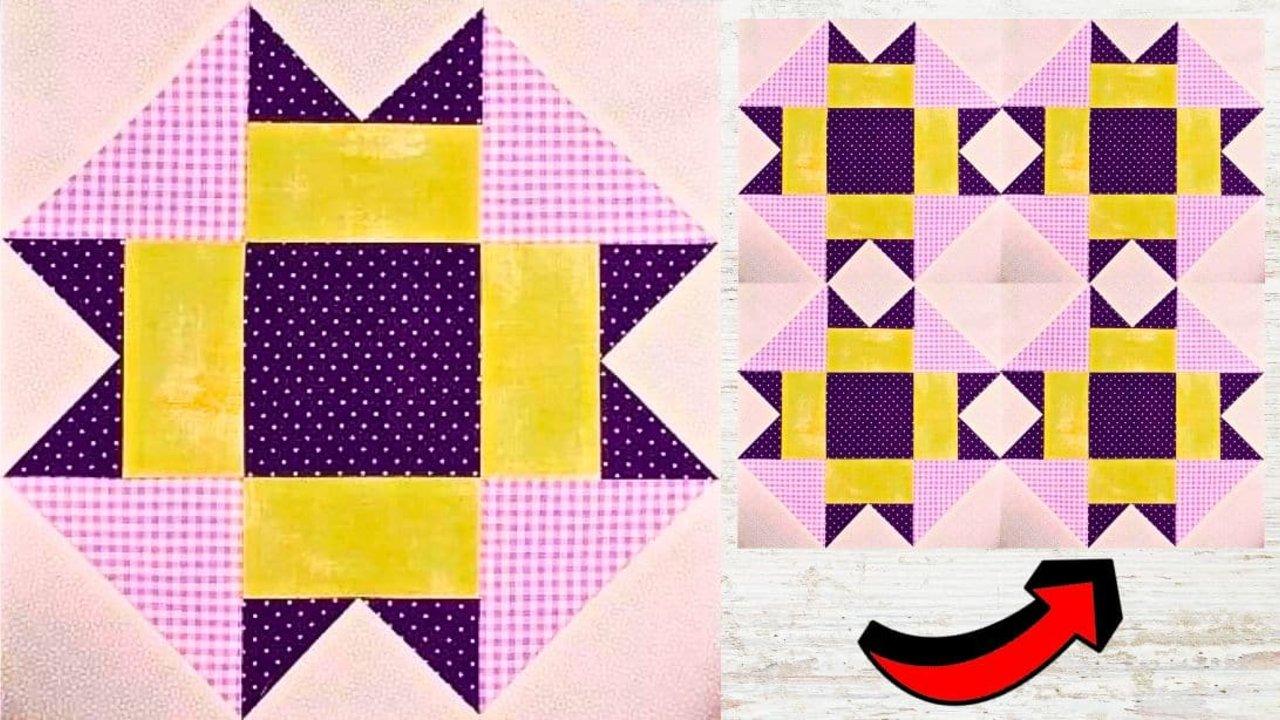 Easy Folded Corners Quilt Block Tutorial
