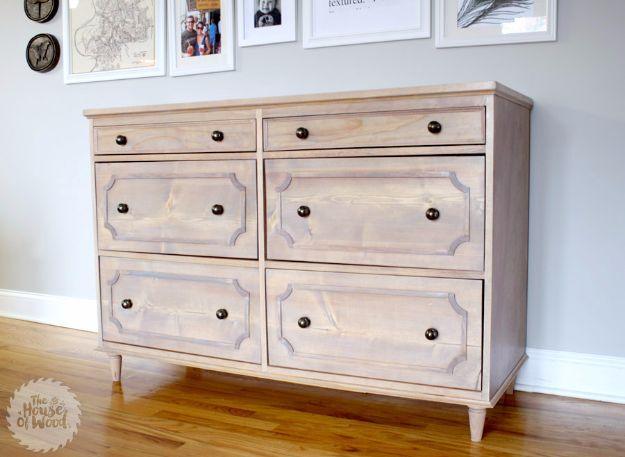 Ballard Designs-Inspired Dresser, a project that makes a great weekend activity and one worth pinning for later