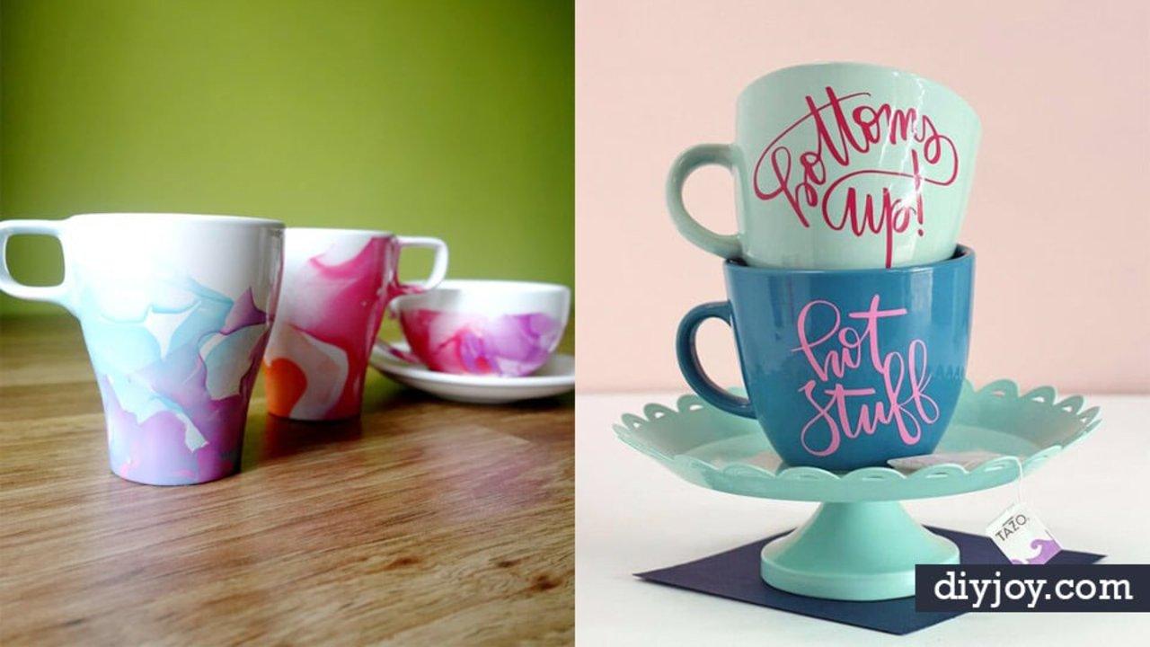 35 Cute DIY Ideas for Coffee Mugs