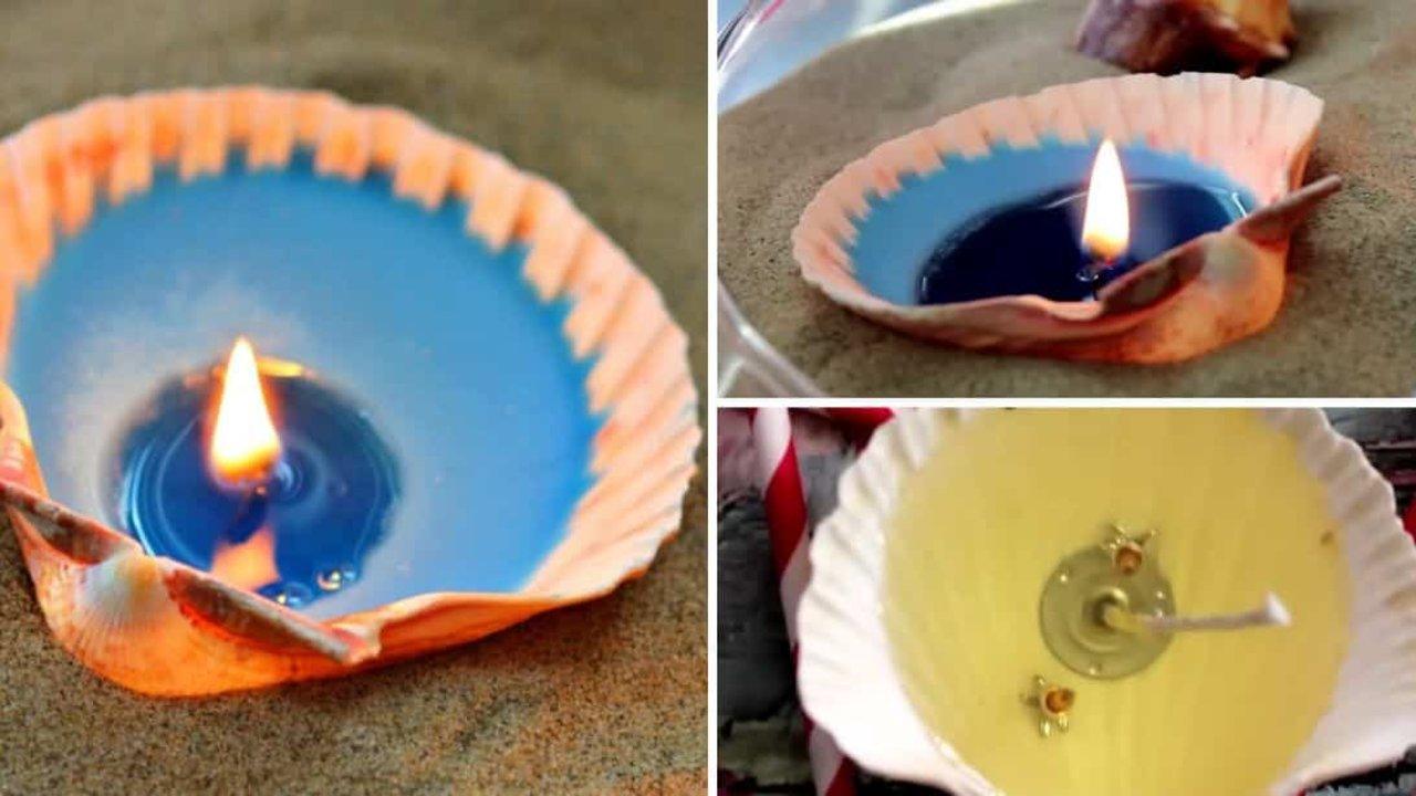 Easy DIY Seashell Candles | Perfect Gift or Giveaway Idea