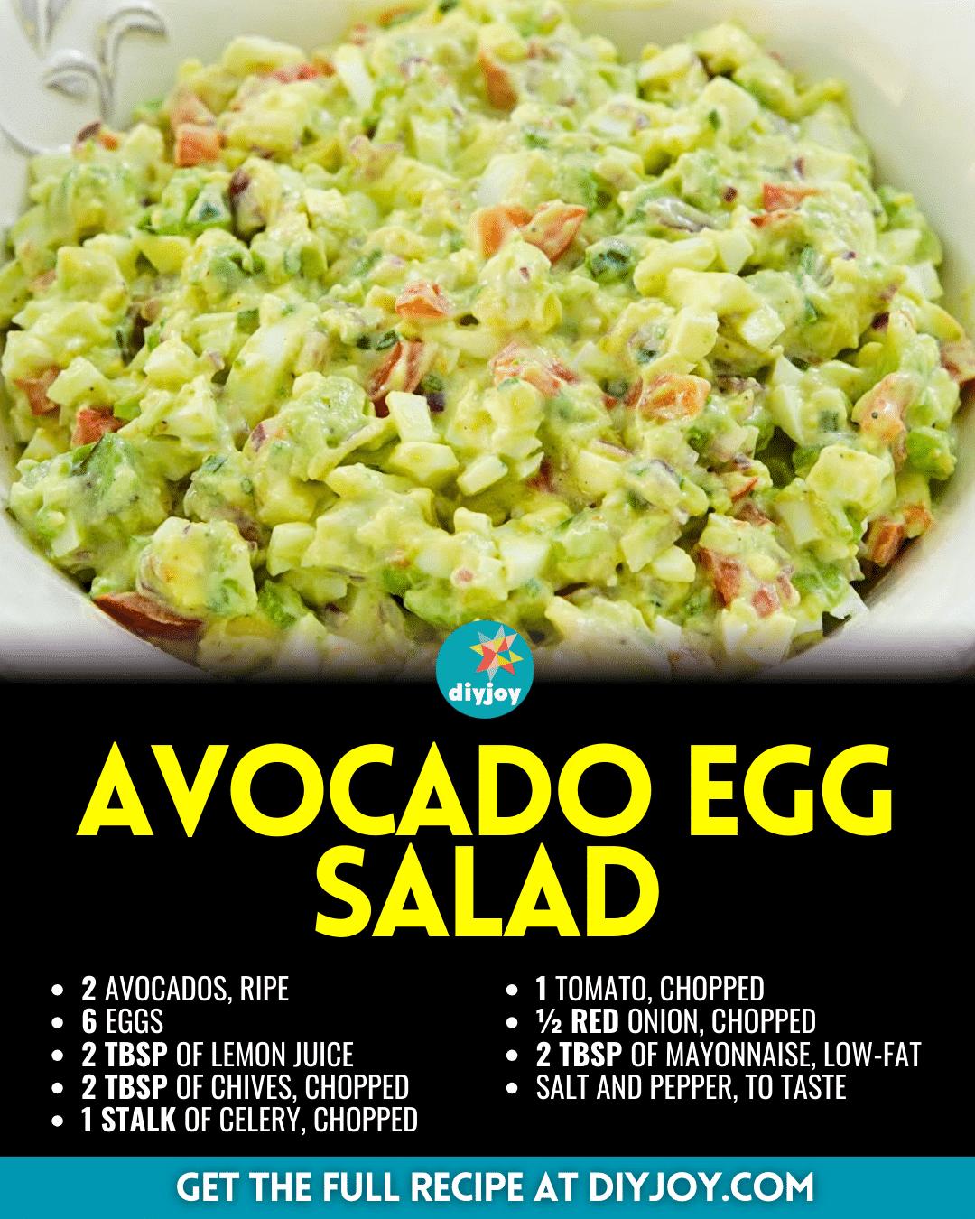 Easy Avocado Egg Salad Recipe