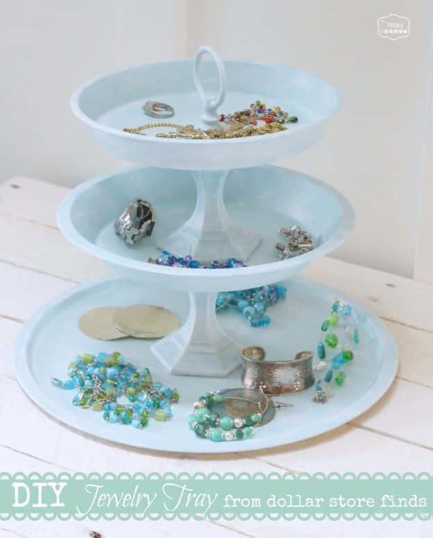 DIY Jewelry Tray, budget friendly using stuff already sitting in a bin and a keepsake worth handing down