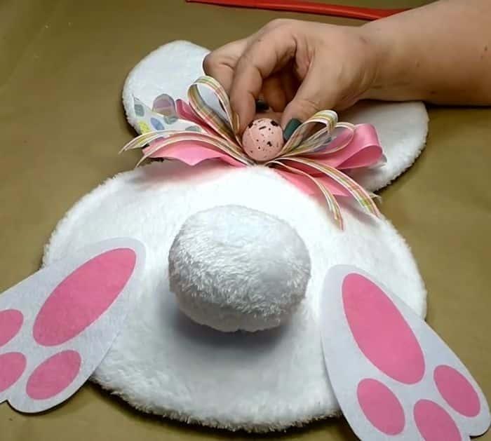 Easy Dollar Tree Bunny Butt Wreath Tutorial