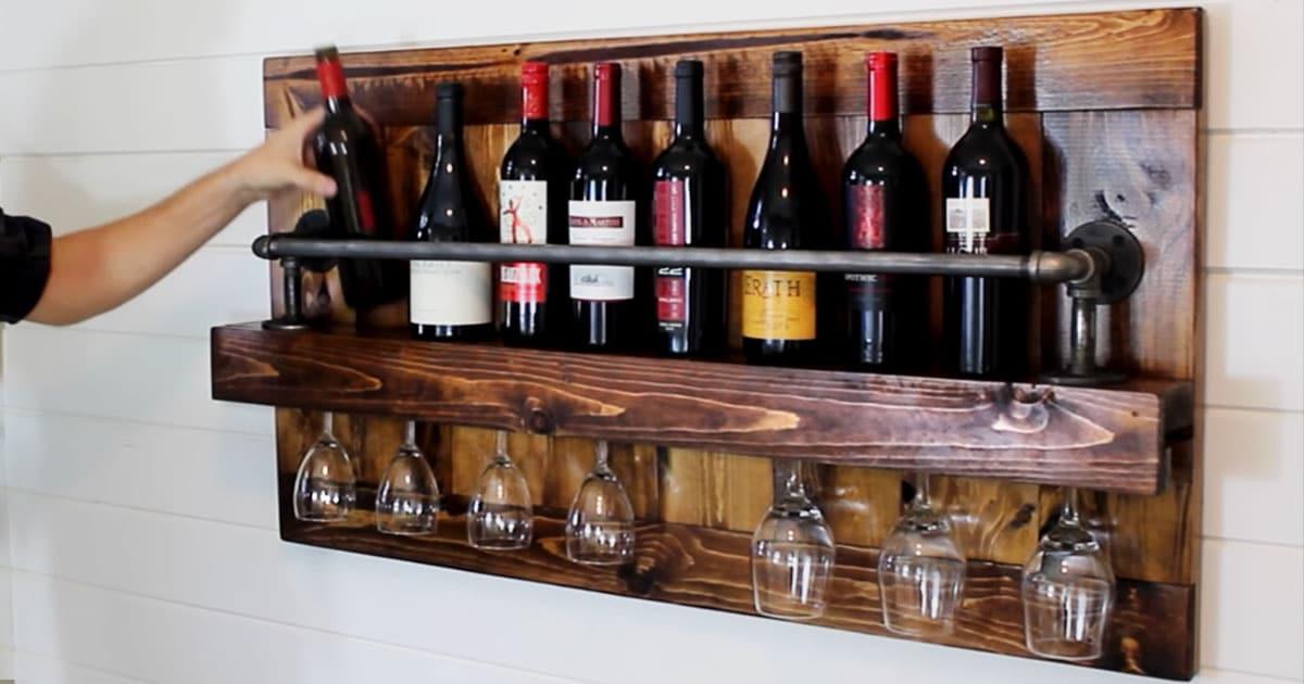All Wine Lovers Should Have One of These Mini Wine Cellars On The Wall!