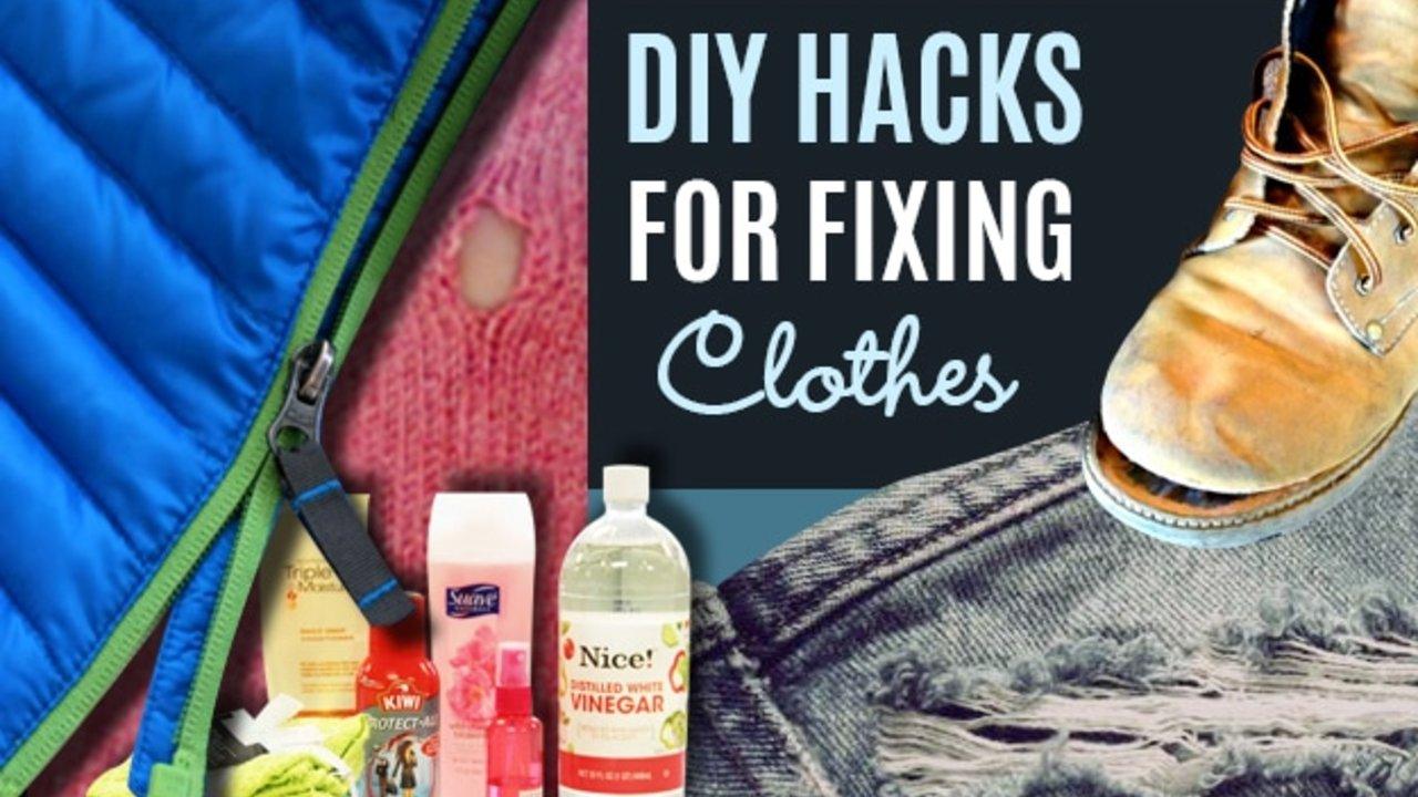 12 DIY Hacks for Stained and Ruined Clothes