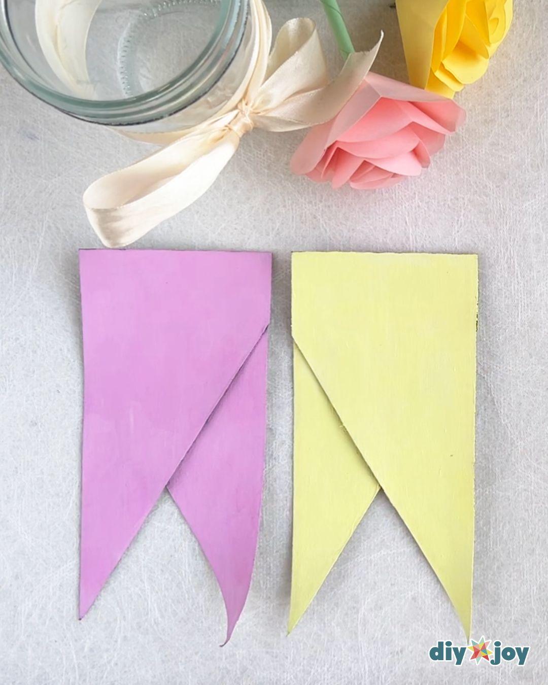 Birthday Banner Toilet Paper Rolls — paint