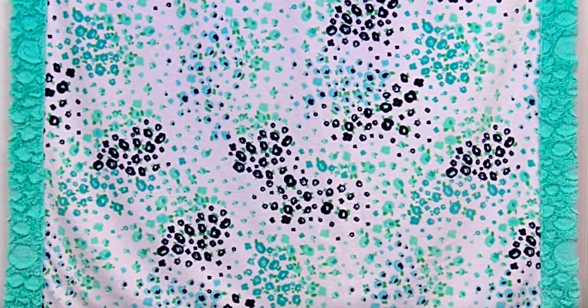 How To Make A Self Binding Baby Blanket
