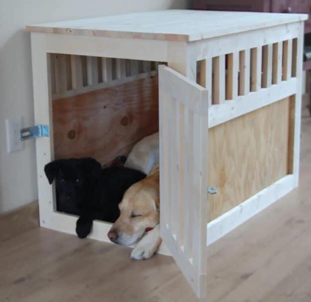 Large Wood Pet Kennel End Table, quick enough to pull off on a lazy weekend and a display that photographs beautifully
