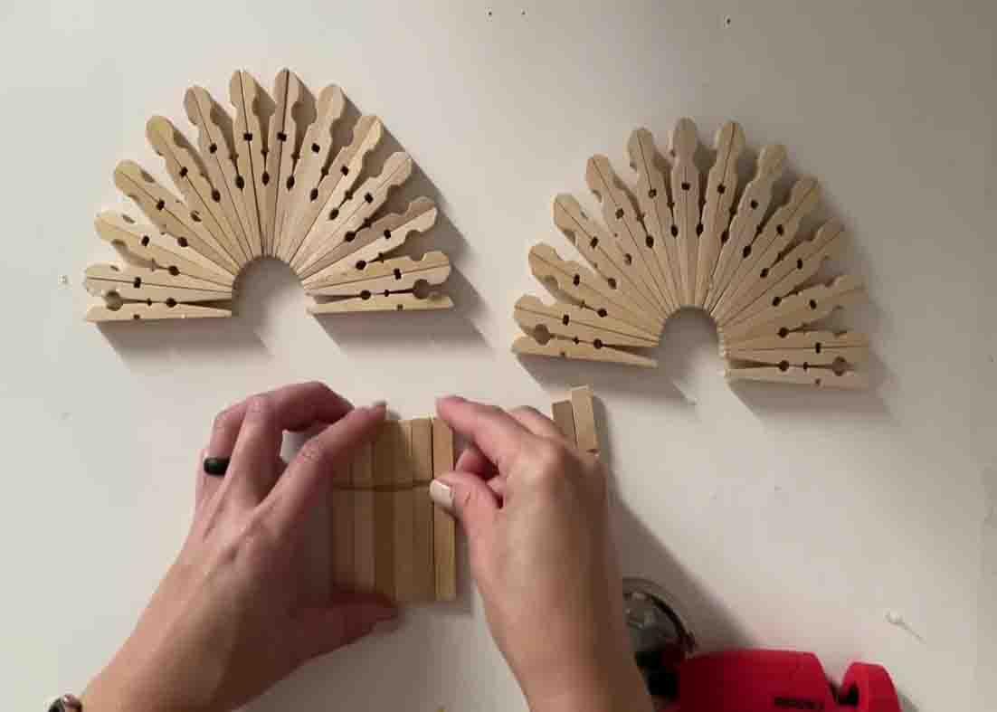 Making the base of the DIY napkin holder