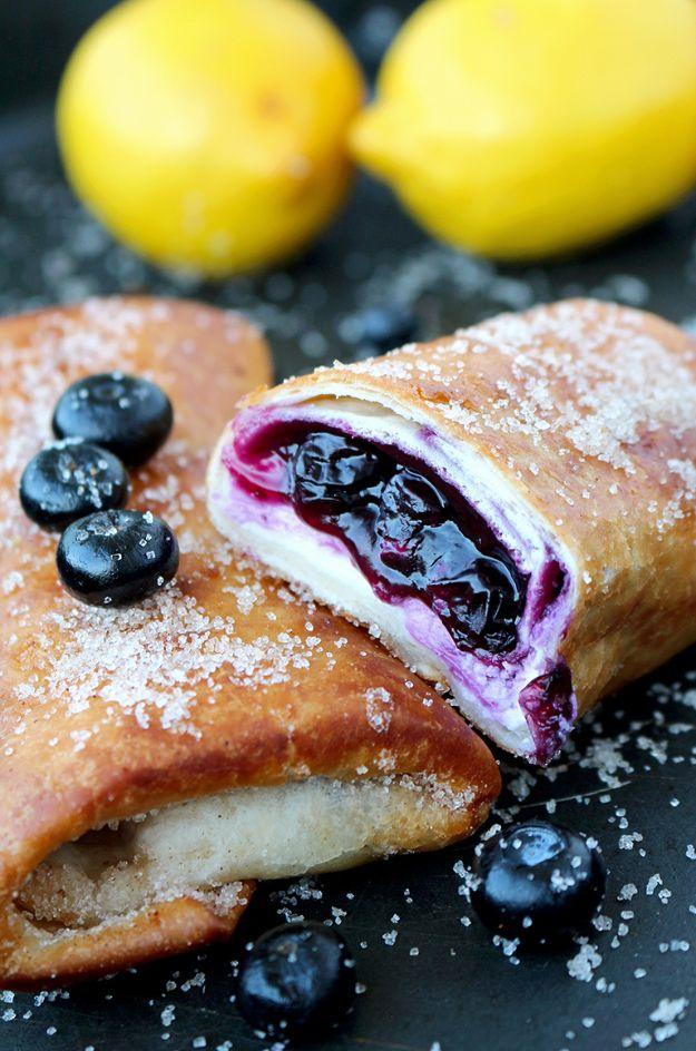 Best Mexican Food Recipes - Blueberry Cheesecake Chimichangas - Authentic Mexican Foods and Recipe Ideas for Casseroles, Quesadillas, Tacos, Appetizers, Tamales, Enchiladas, Crockp