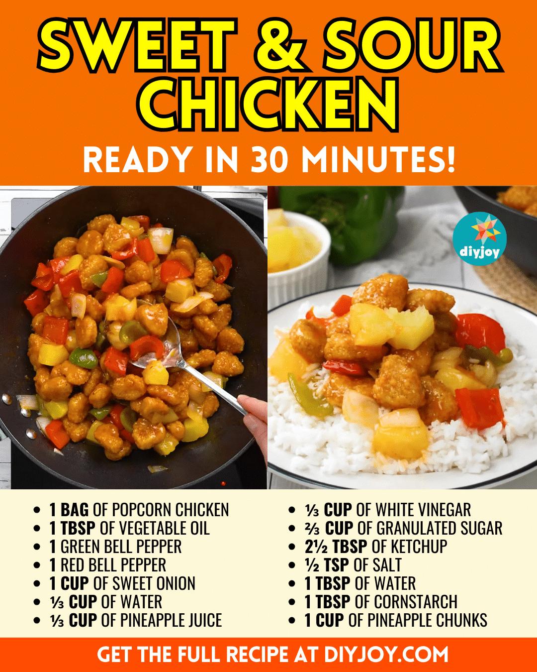 Easy 30-Minute Sweet & Sour Chicken Recipe