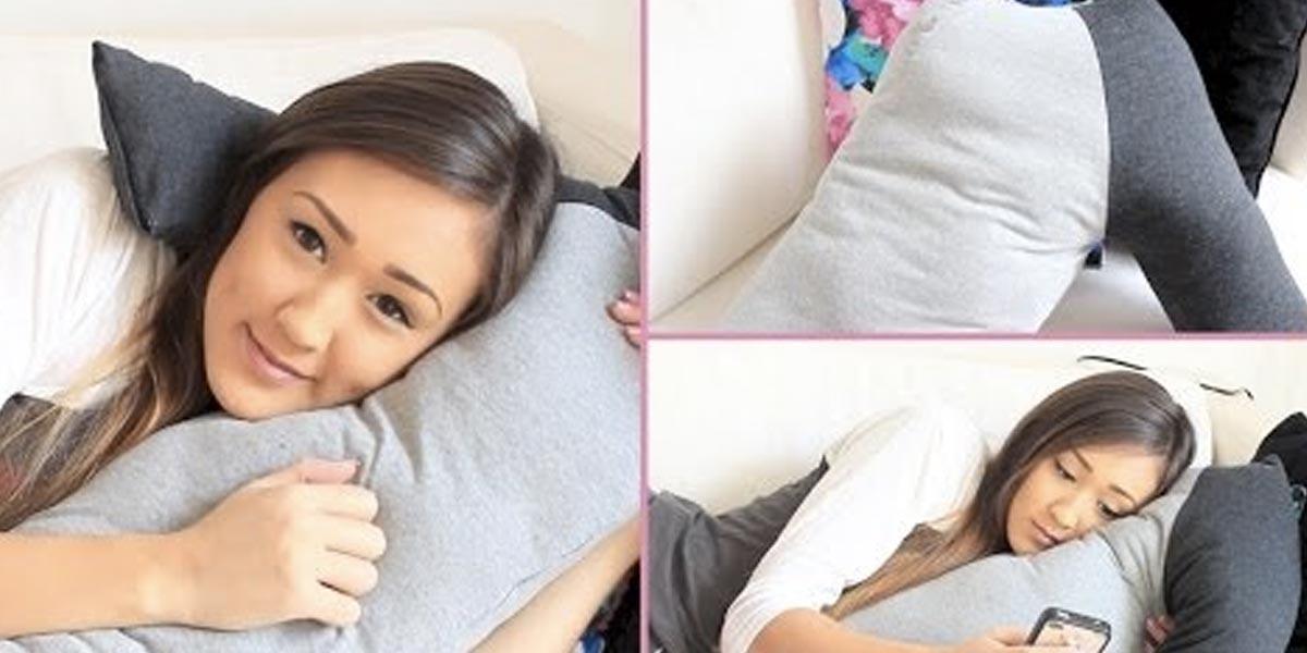 She Finally Solves The Problem Of Not Having Somebody To Snuggle Up With At Night!