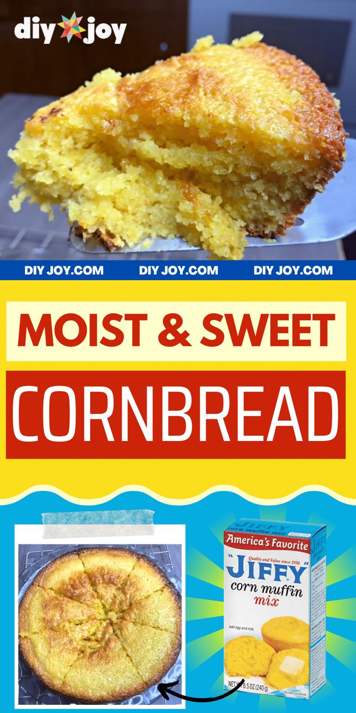30-Minute Moist _ Sweet Cornbread Recipe